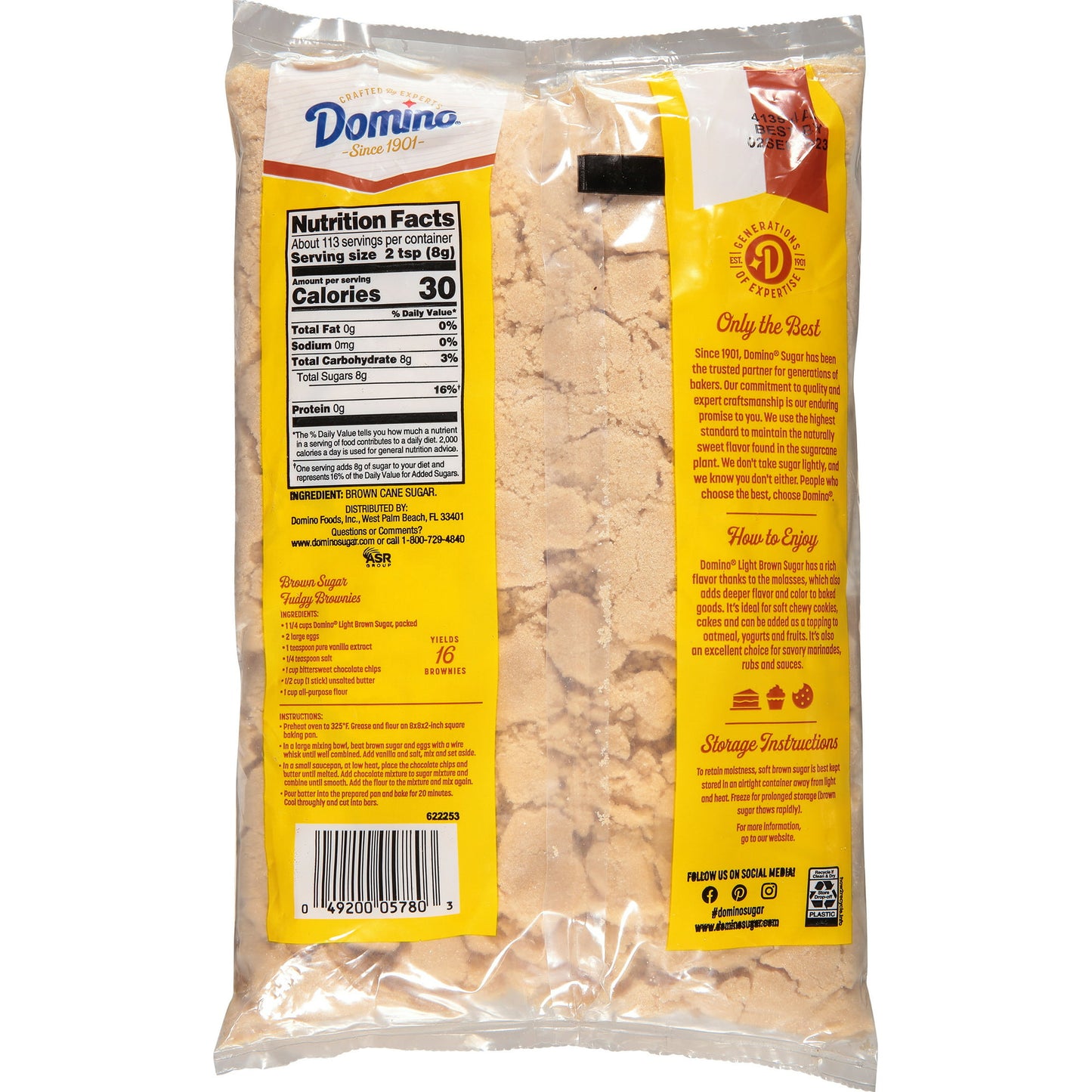 Cassonade claire Domino - 907g (2lbs)