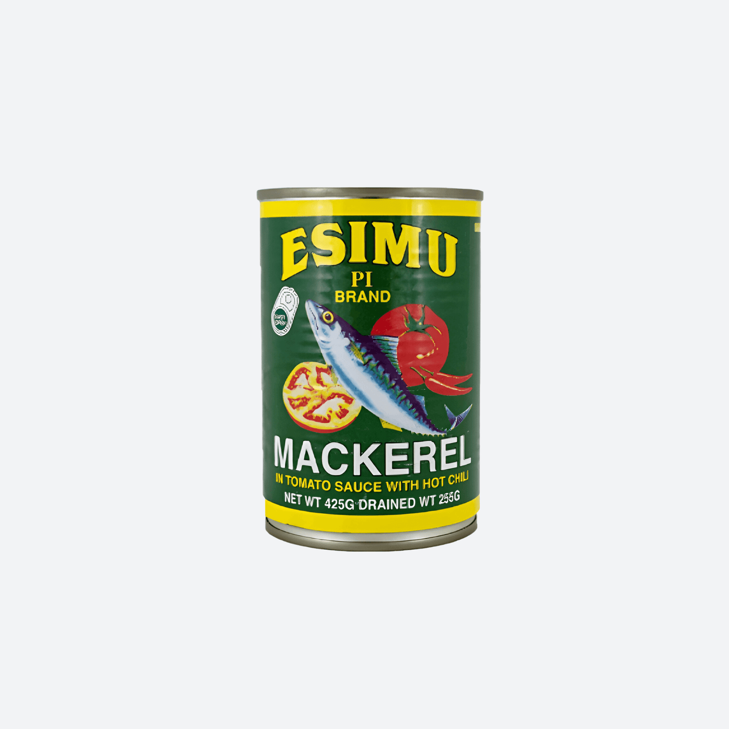 Esimu Pi Mackerel wɔ Akrakato mu a Nkyene wom - 425g