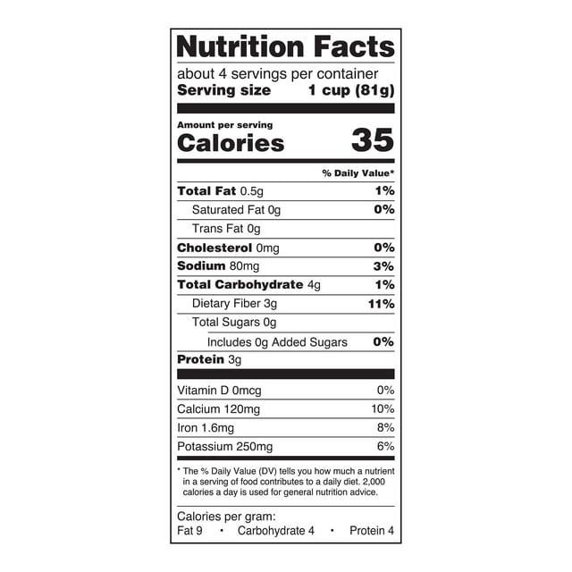 Épinards hachés Great Value - 340 g