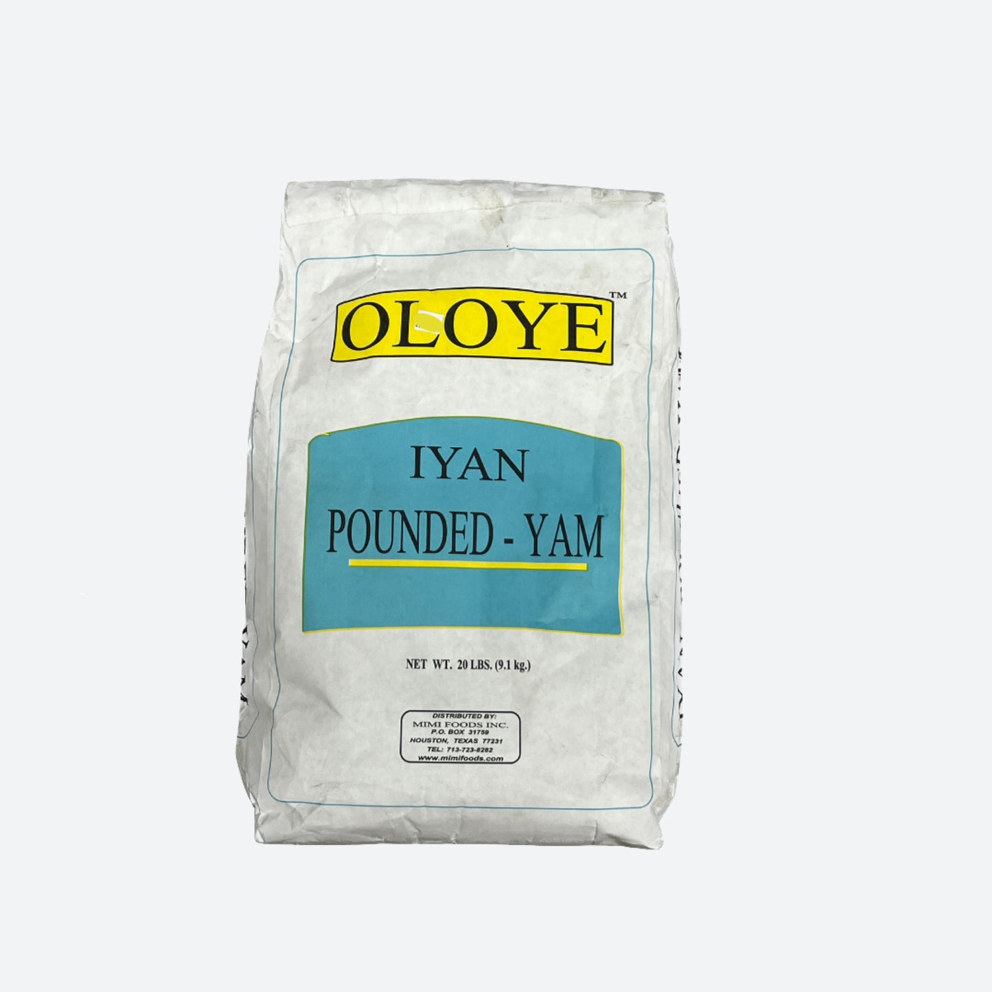 Oloye Iyan Ado Pounded Yam - 9,07 kg