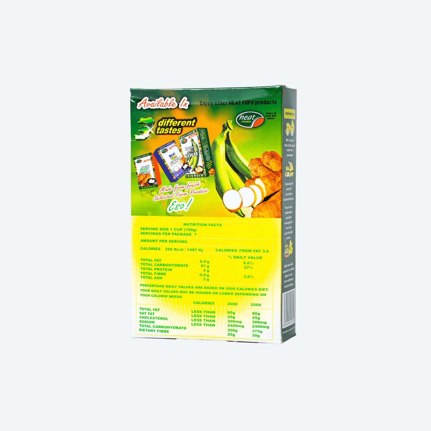 Borɔdeɛ Fufuo a Wɔayam hoɔden - 700g