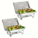 Stainless Steel Chafing Dish Set - 8QT