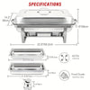 Load image into Gallery viewer, Stainless Steel Chafing Dish Set - 8QT
