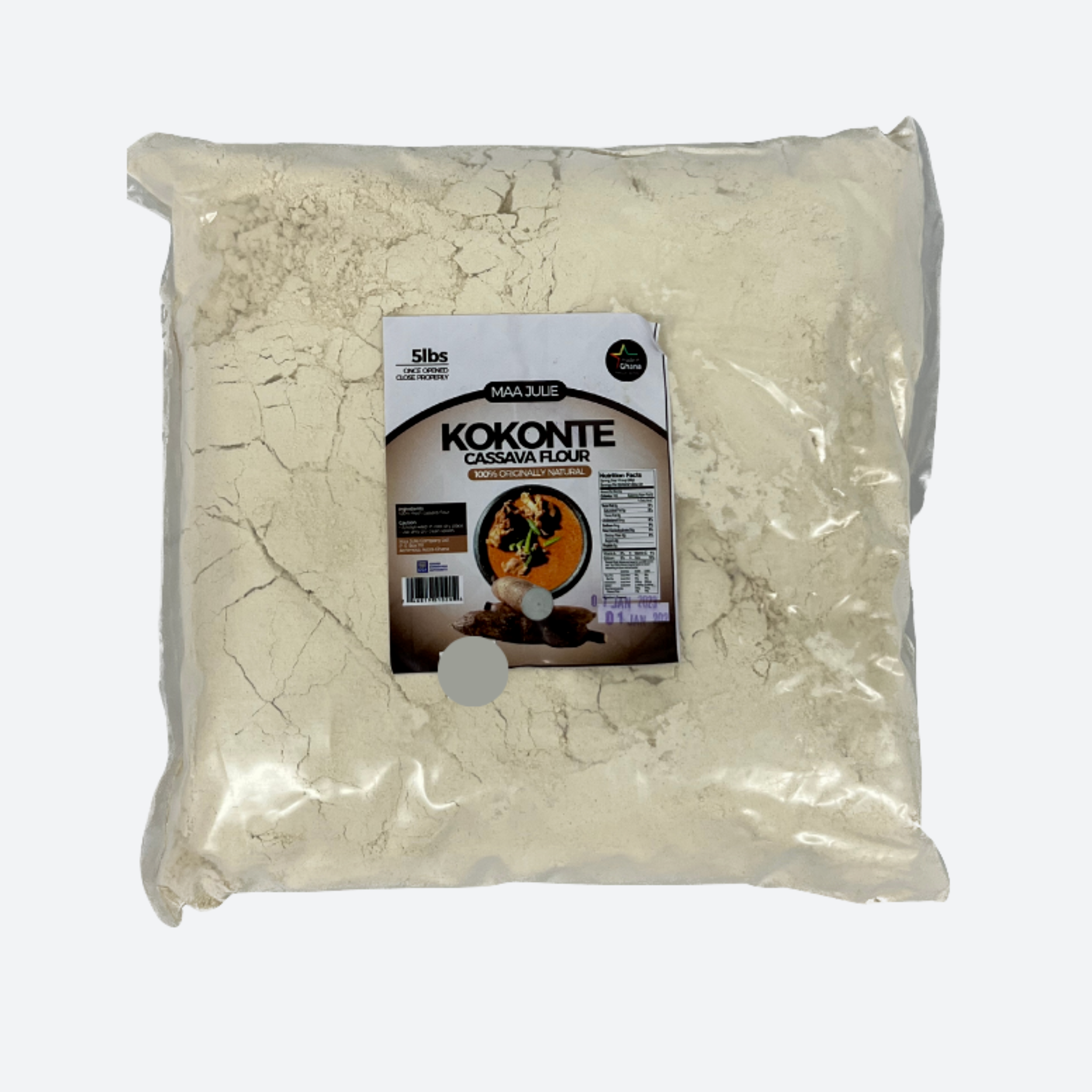 Maa Julie Kokonte Cassava Flour - 5lbs