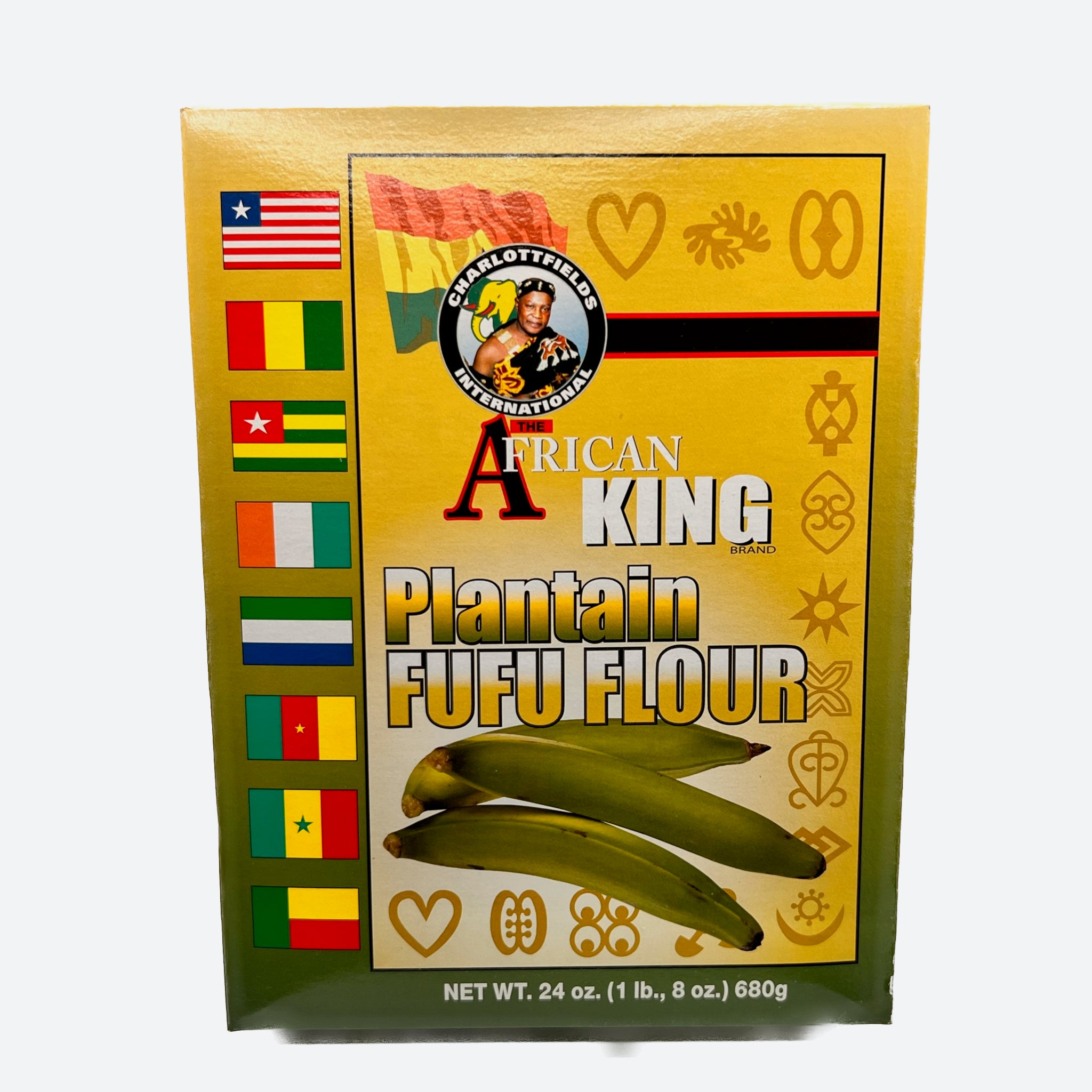 African King Plantain Fufu Flour - 24oz
