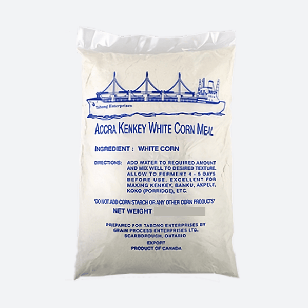 Tabong Accra Kenkey White Corn Meal - 22lbs