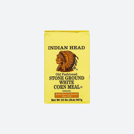 Indian Head White Corn Meal - 2lb