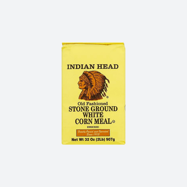 Indian Head White Corn Meal - 2lb