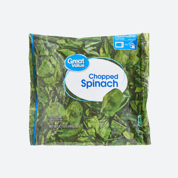 Great Value Chopped Spinach - 12oz