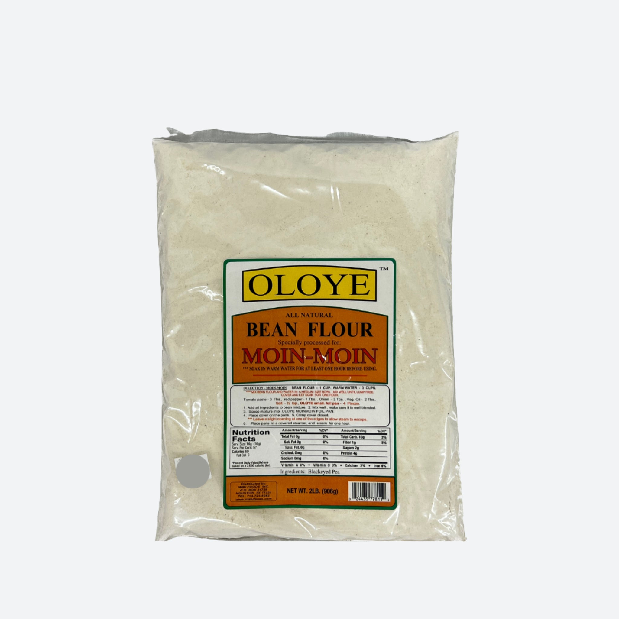 Oloye Bean Flour (moin-moin) - 2lbs