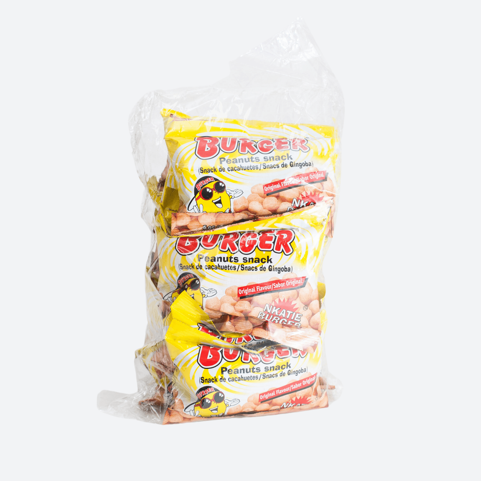 Nkatie Burger Peanuts Snack - Pack of 12