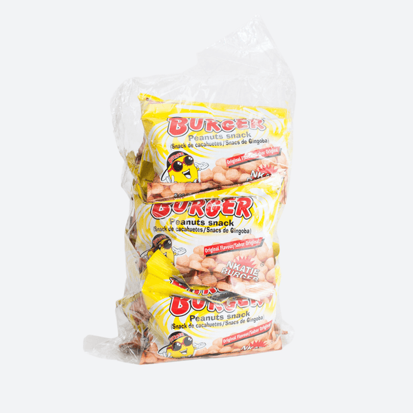 Nkatie Burger Peanuts Snack - Pack of 12