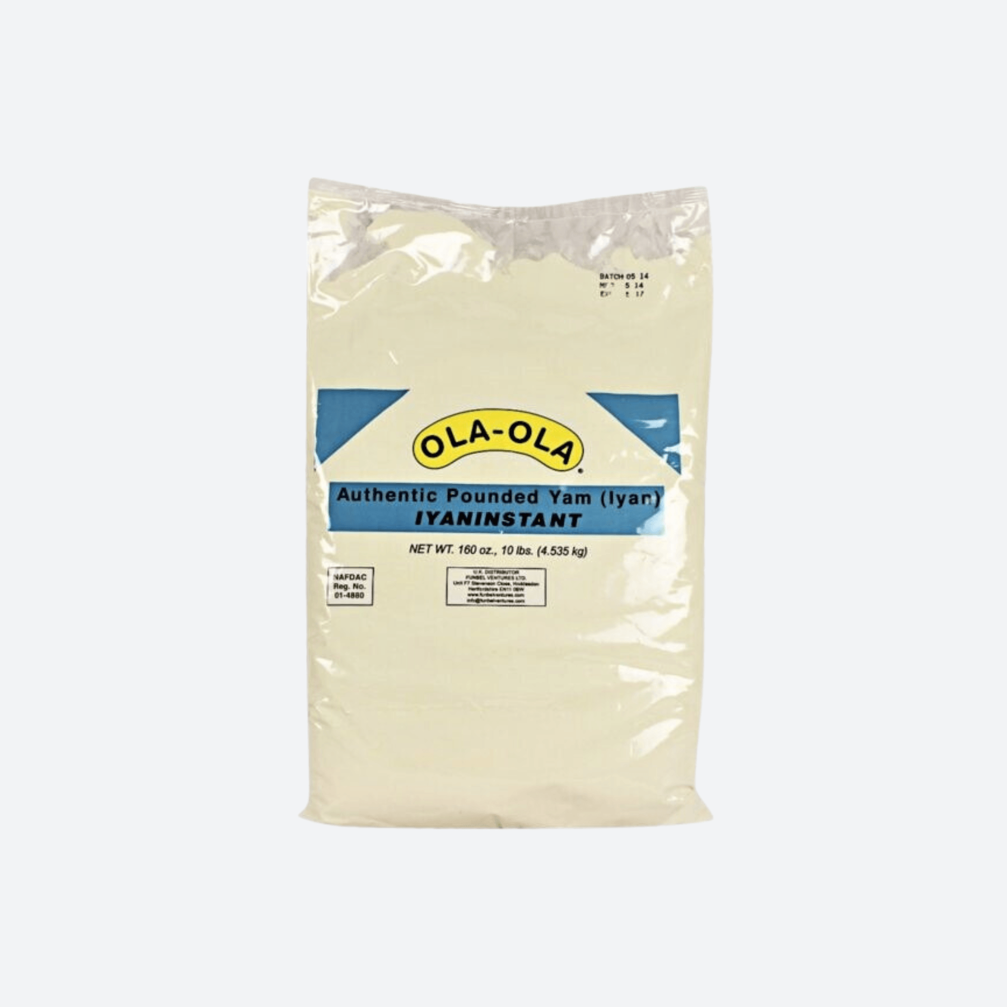 Ola Ola Pounded Yam (Iyan) Flour - 10lbs