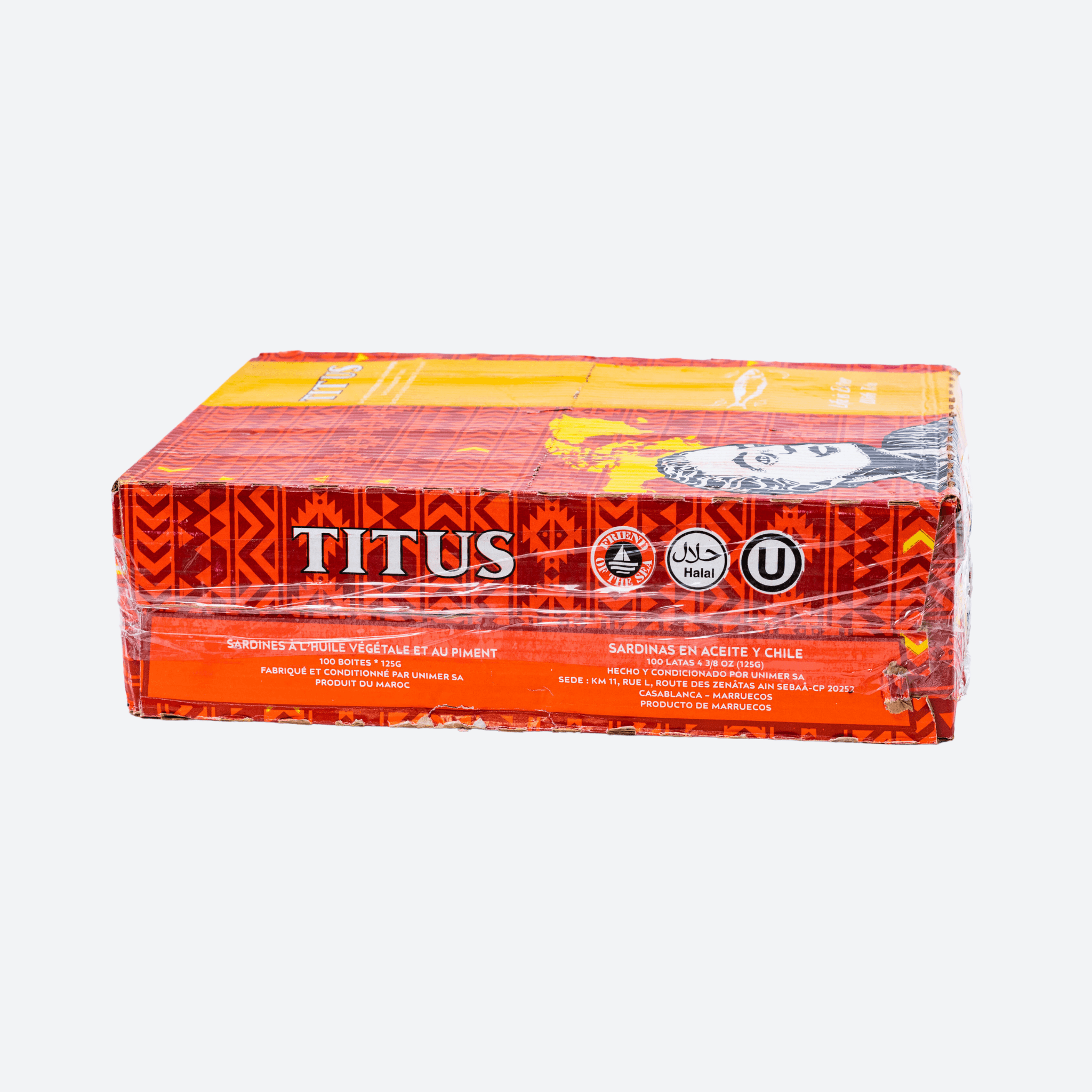 Titus Sardines - Box (Pack of 50) | Kumasi Supermarket